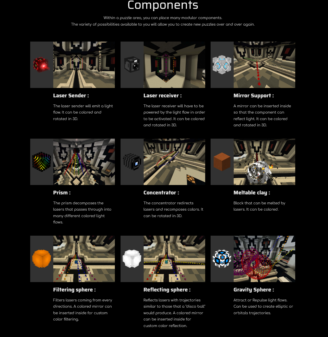 Lasers Enigma components 1/2